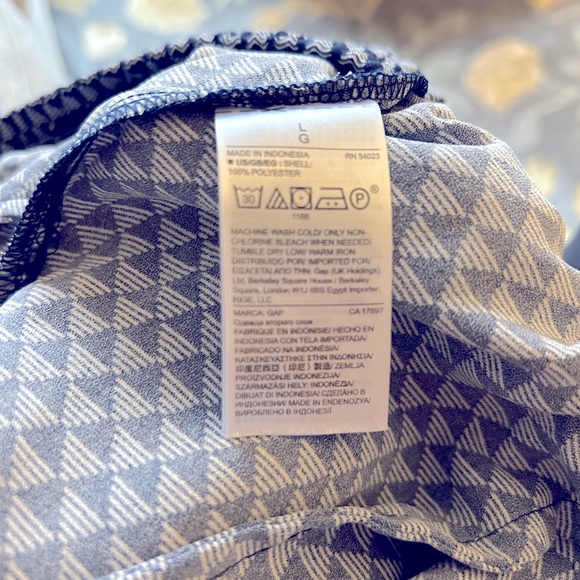 Drawstring Geometric Pants - Picture 6 of 6